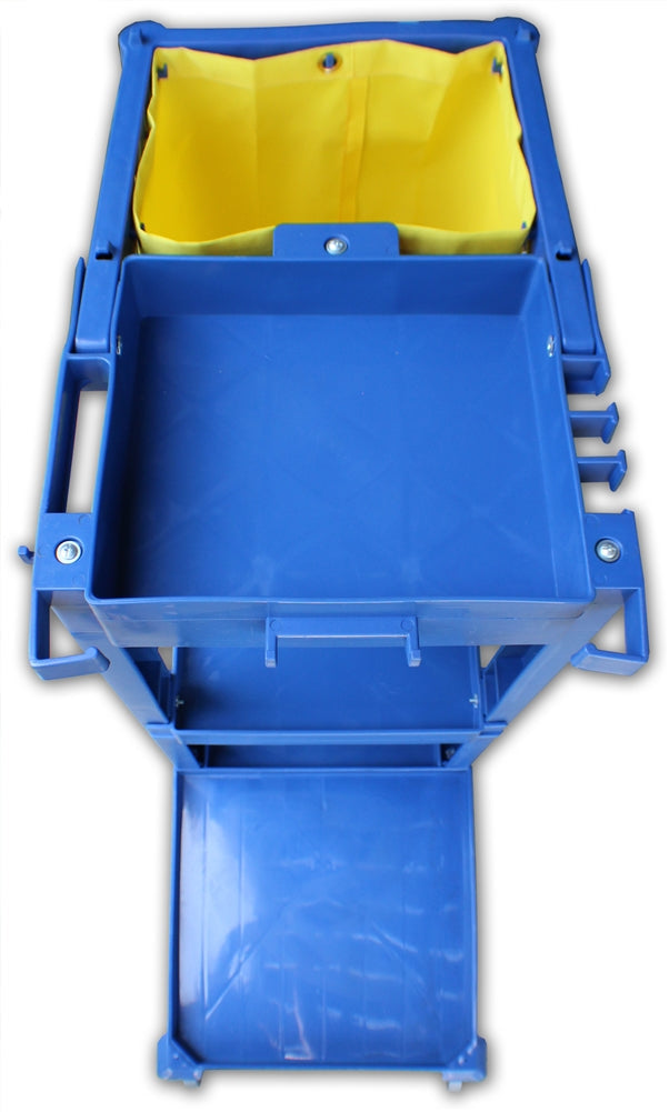 JANITOR CART---BLUE