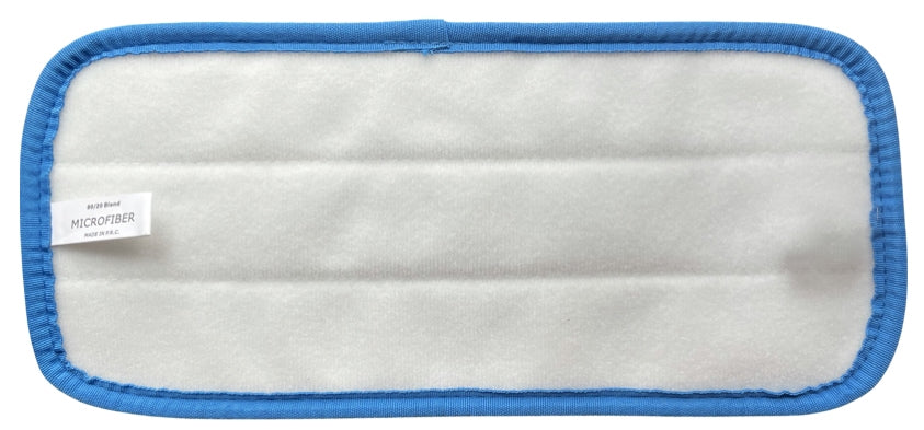 EACH   5" X 10"   STANDARD LOOP PILE Microfiber Hook and Loop Wall Washing Pad