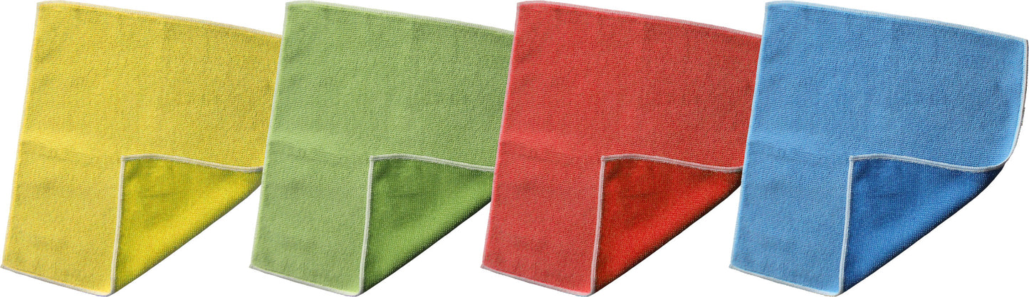 Microfiber Combination Scrubber Cloths - 12" x 12"