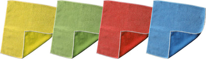 Microfiber Combination Scrubber Cloths - 12" x 12"